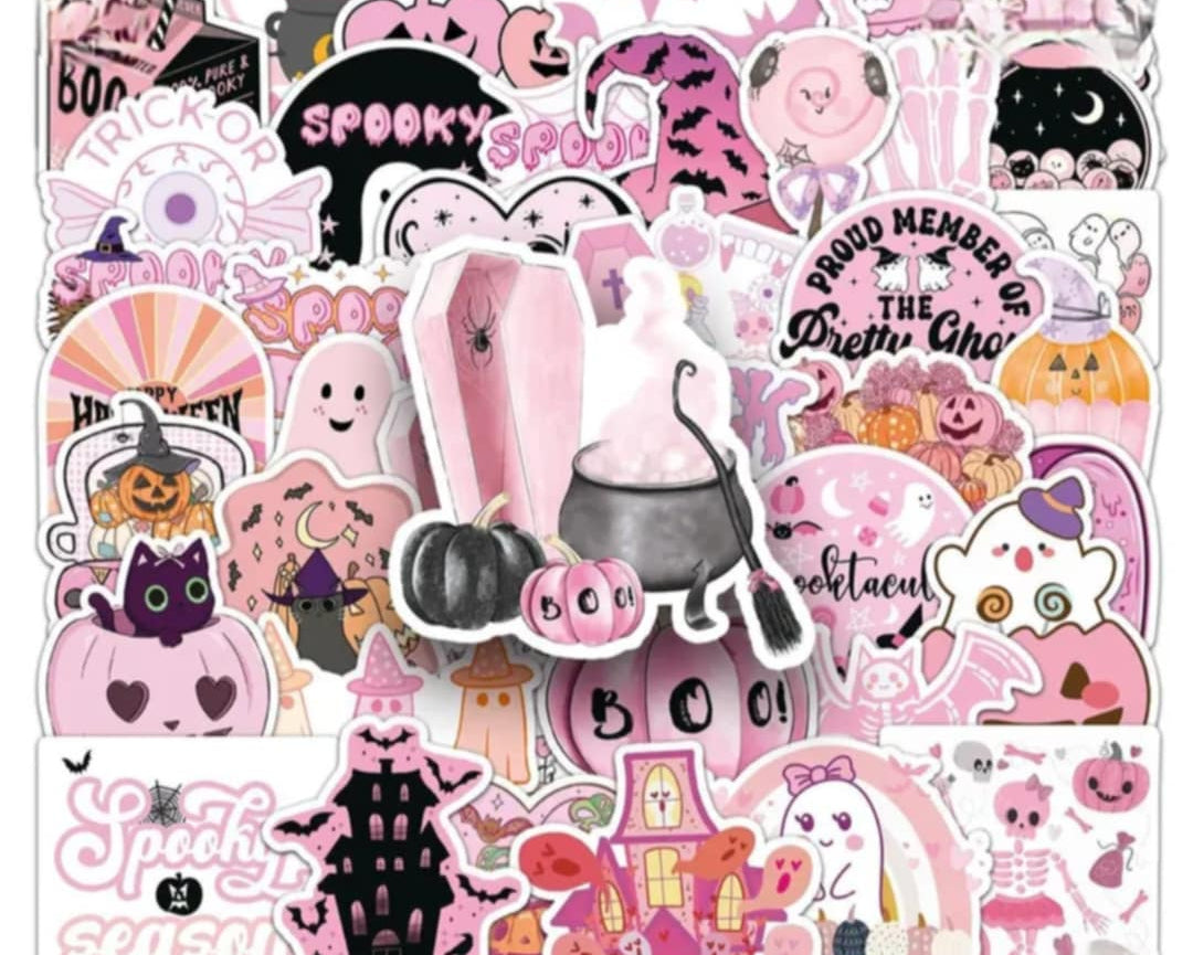 Black Spiral Notebook & Sticker Set