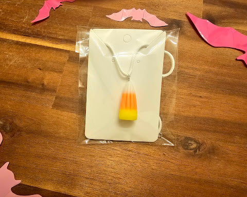 Candy Corn Charm Necklace